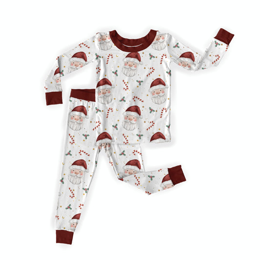 Vintage Santa Children's Long Sleeve 2-Piece Set