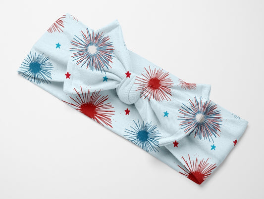 Little Firecracker Headband Bow