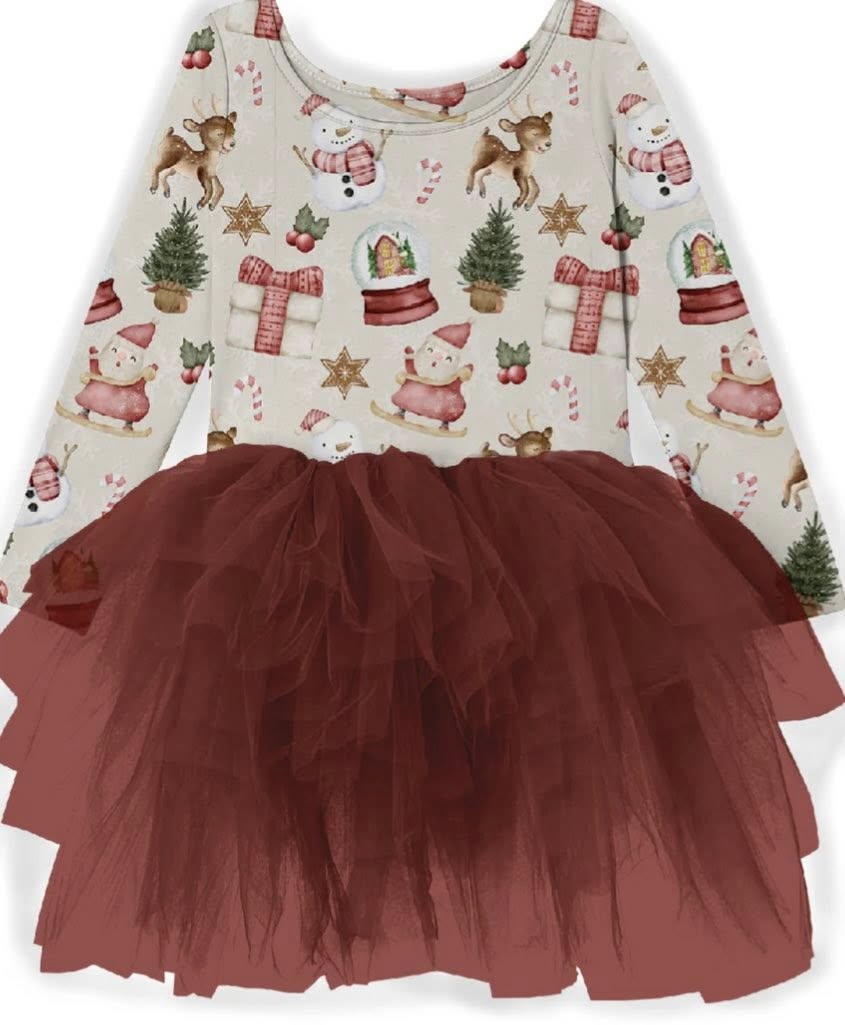 Holly Jolly Long Sleeve Tutu