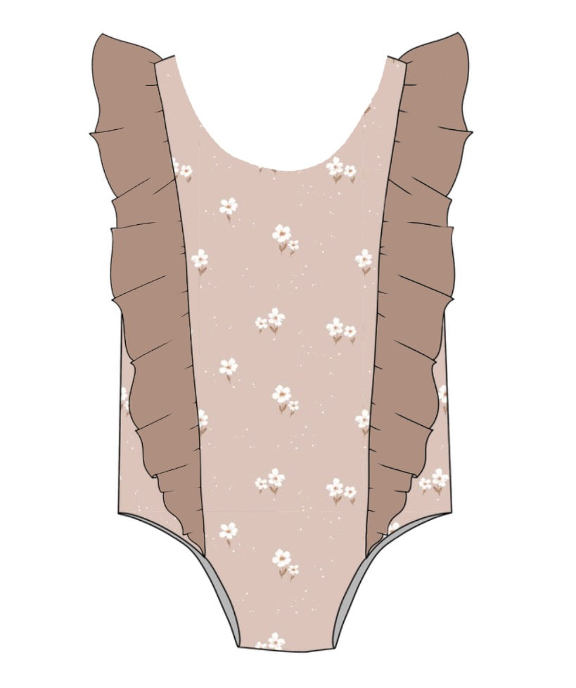 Little Blossom Tank Ruffle Swim