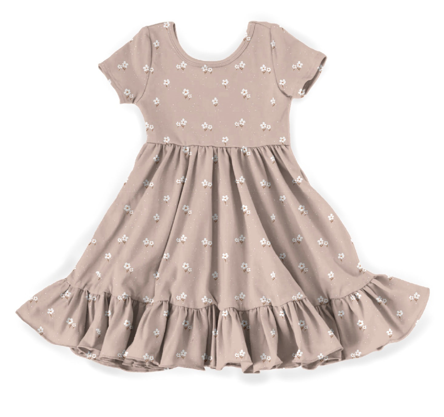 Little Blossom Short Sleeve Twirl