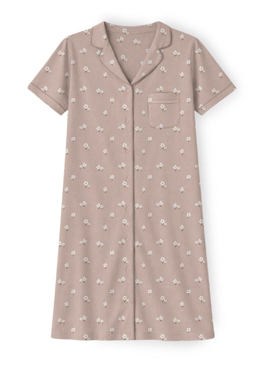 Little Blossom Adult Short Sleeve Nightgown