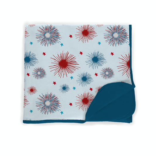 Little Firecracker Double Bamboo Blanket