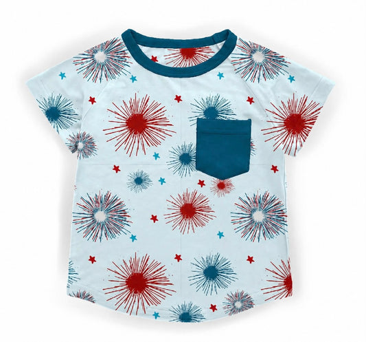 Little Firecracker Pocket Tee