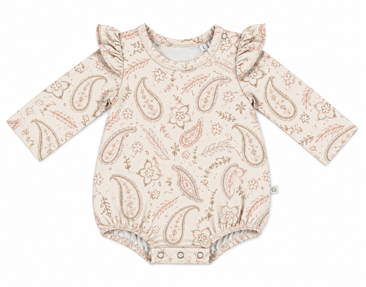 Little Darlin' Long Sleeve Bubble Romper