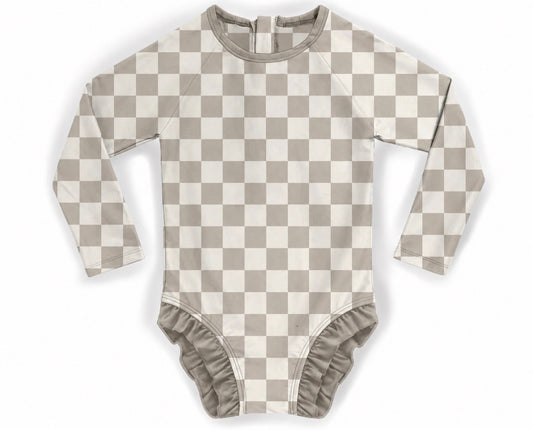 Checkmate Long Sleeve Swim