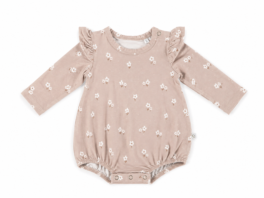 Little Blossom Long Sleeve Bubble Romper